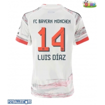 Bayern Munich Luis Diaz #14 Bortedrakt Dame 2025-26 Kortermet